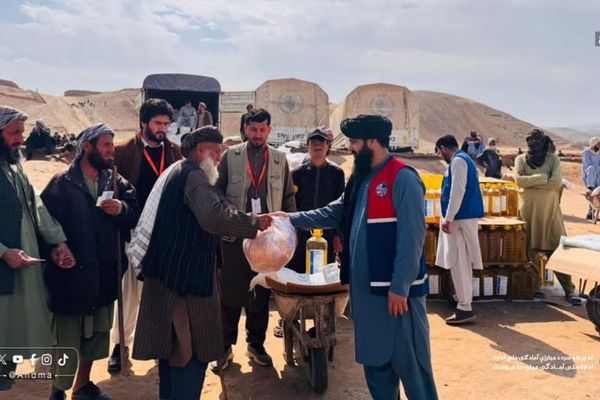 د خوړو نړۍوال پروګرام بلخ کې له نږدې ۱۵۰۰ وچکالۍ ځپلو کورنیو سره مرسته وکړه