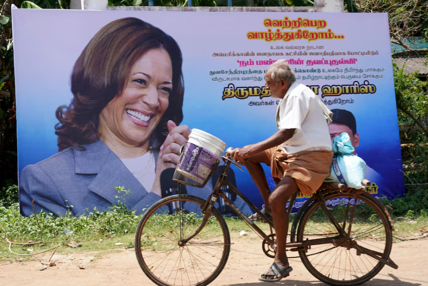 آمادگی‌‌‌ها در روستای اجدادی هریس در هند برای برگزاری مراسم دعا در روز انتخابات امریکا