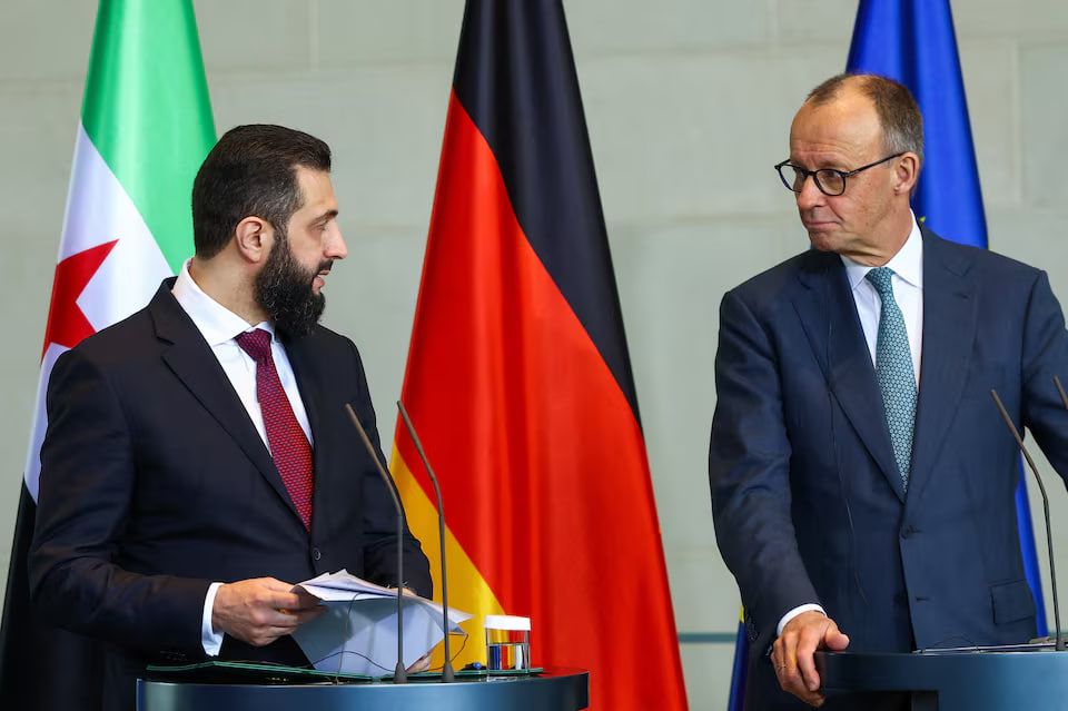 صدراعظم آلمان در دیدار با شرع بر بازگشت پناهجویان سوری تاکید کرد