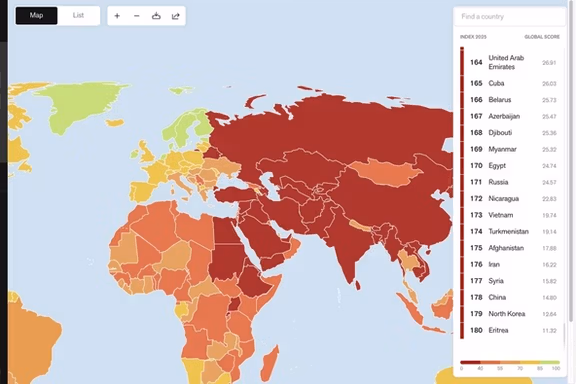 افغانستان به قعر جدول آزادی بیان سقوط کرده است