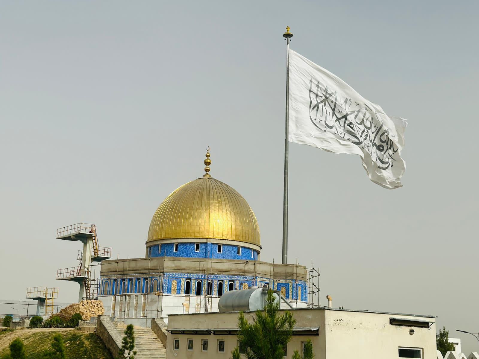 طالبان در کابل و برخی ولایت‌های افغانستان نمادهای مسجد «بیت‌المقدس» ساخته است