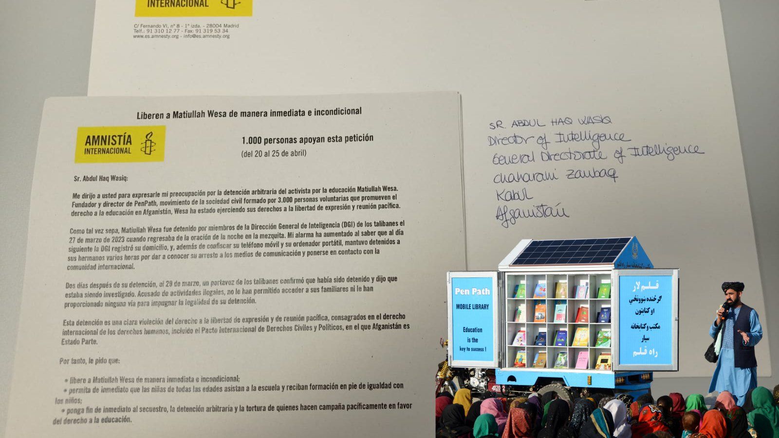 عفو بین‌الملل برای رهایی مطیع‌الله ویسا از بند طالبان کارزار جمع‌آوری امضا راه‌اندازی کرد