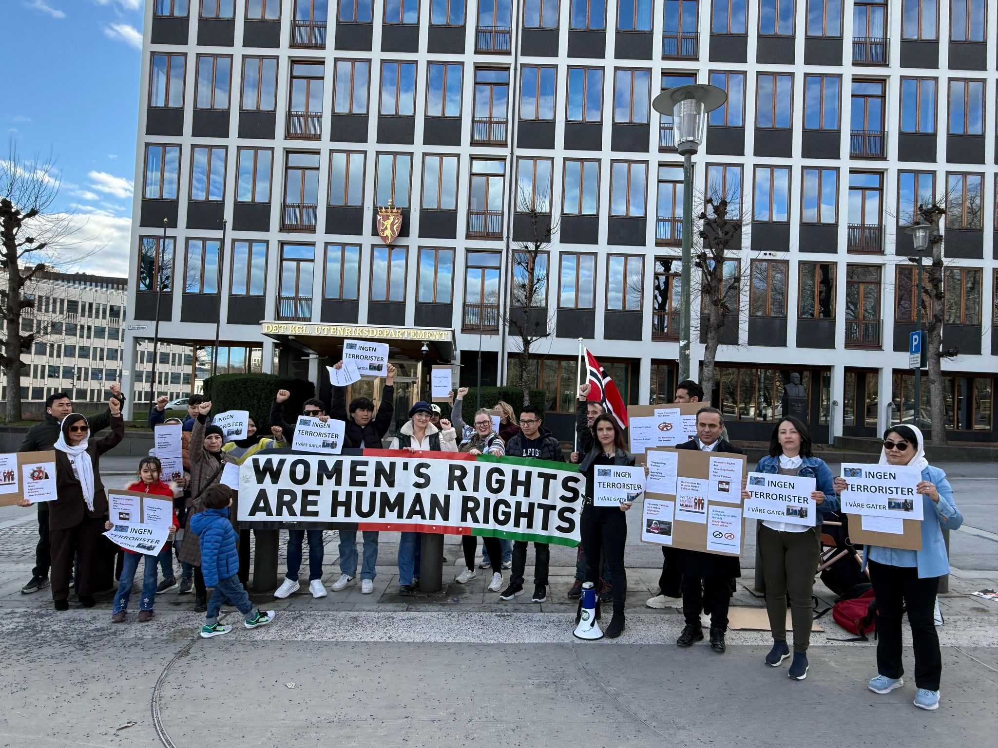 اعتراض فعالان افغان در ناروی