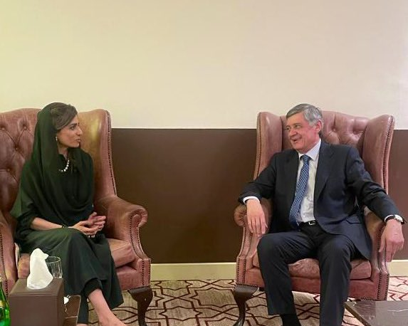 حنا ربانی در حاشیه نشست دوحه با نمایندگان امریکا، روسیه و چین درباره افغانستان گفتوگو کرد