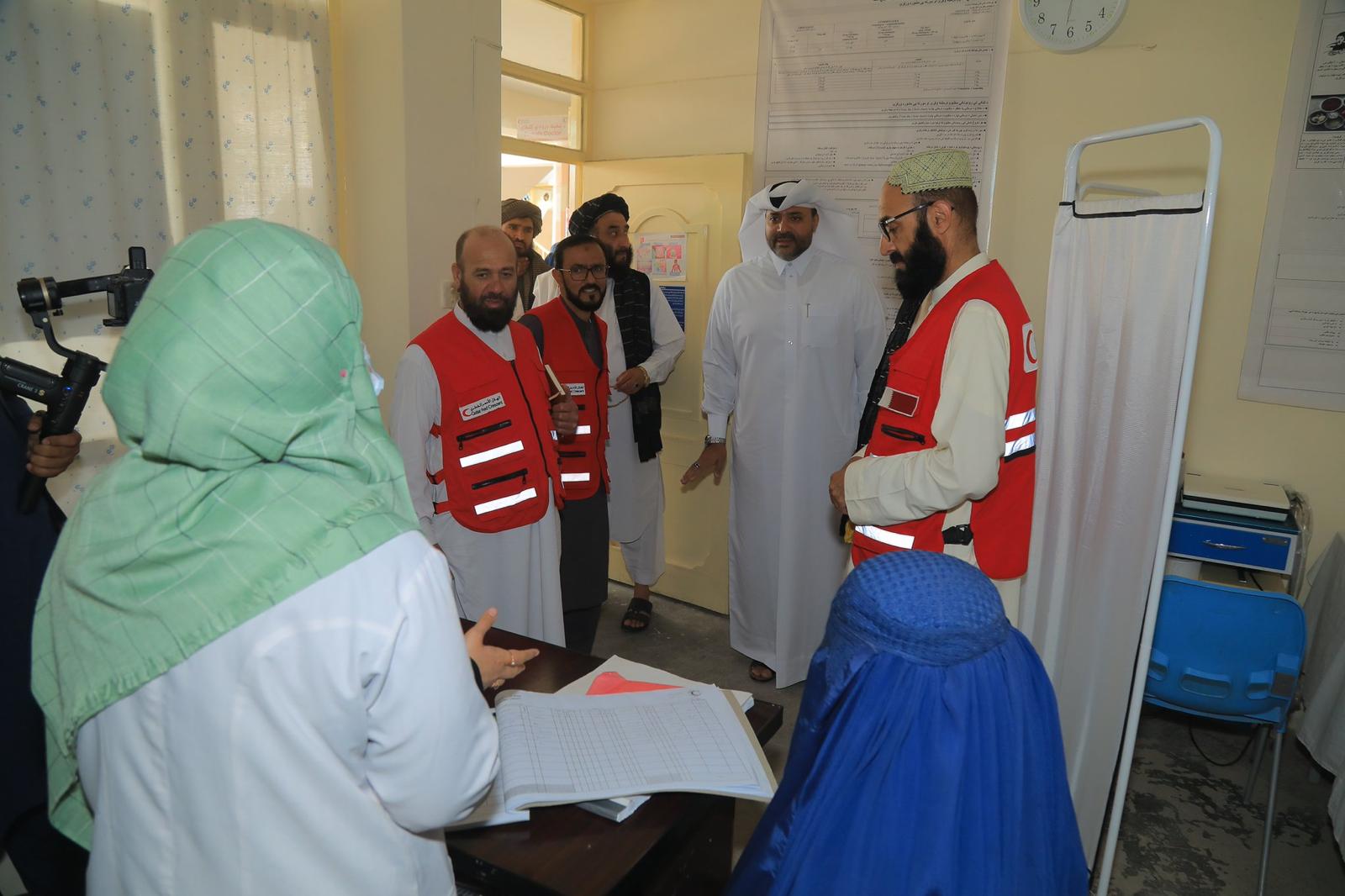 هلال احمر قطر ۱۰ مرکز صحی در افغانستان می‌سازد