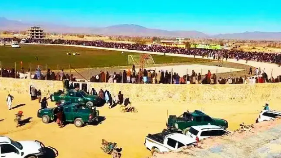 Taliban Court Punishes 5 Individuals at Kandahar Province Football Stadium