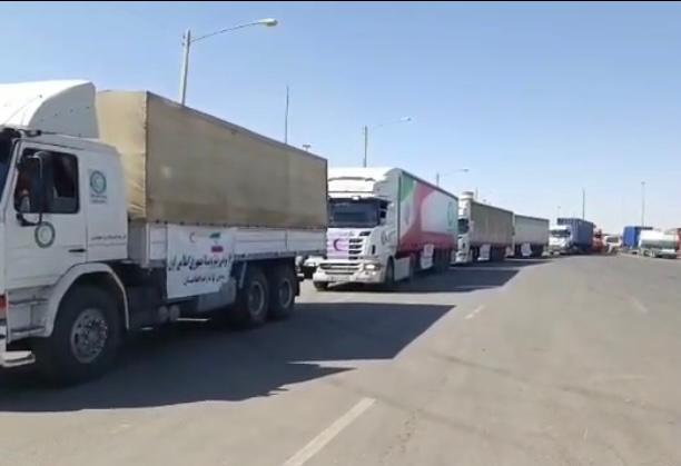 د ایران سرې میاشتې د مرستو څلورمه جوپه د هرات زلزله ځپلو ته ولېږله