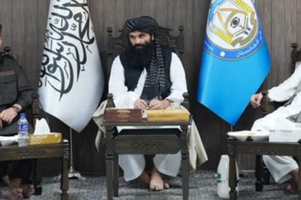 Taliban Interior Minister Haqqani Repeats Call To Build Public Trust
