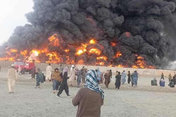Fire At Key Afghanistan Border Port Brought Under Control With Iran’s Help