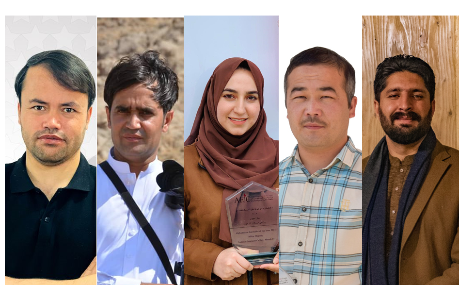 مرکز خبرنگاران افغانستان پنج نفر را به عنوان 'خبرنگار سال' معرفی کرد
