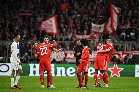 بایرن مونیخ تیم پرستاره پاریس سن ژرمن را از مسابقات لیگ قهرمانان حذف کرد