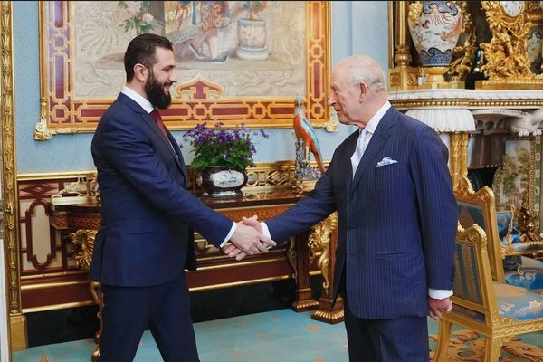 رئیسجمهور سوریه با پادشاه بریتانیا دیدار کرد