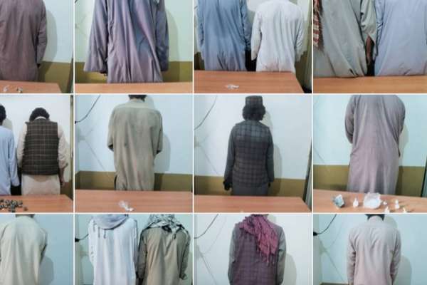 طالبانو په خوست کې ۲۷ تنه د نشه يي توکو د خرڅلاو او قاچاق په تور نیولي