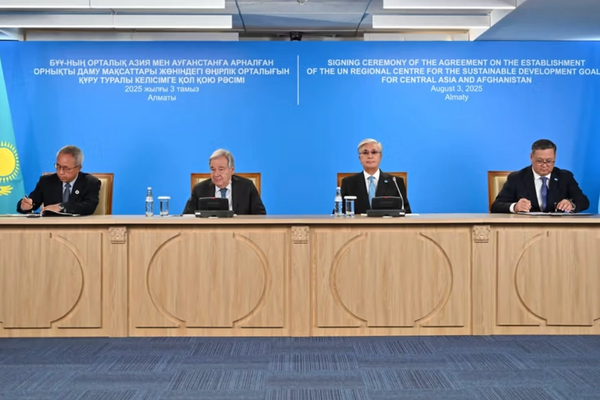 Peace & Development In Afghanistan Vital For Regional Security, Says Kazakh President