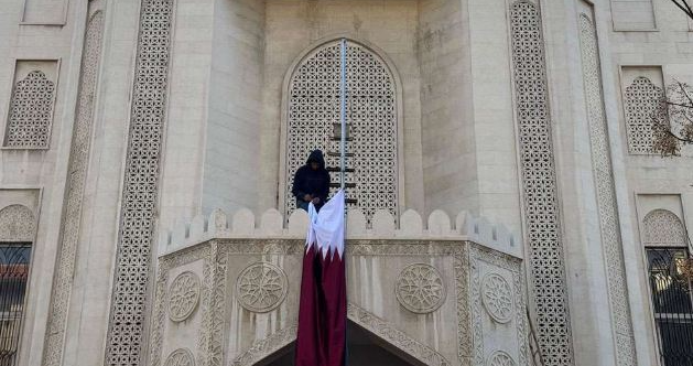 سفارت قطر در دمشق پس از ۱۳ سال بازگشایی شد