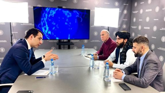 هیئتی از طالبان با وزیر خارجه جمهوری خودمختار آبخازیا در سوخومی دیدار کرد