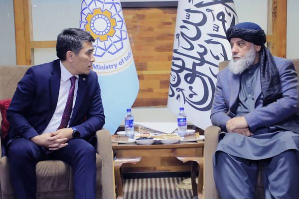 نورالدین عزیزي له قرغیزستاني چارواکي سره د سوداګریزو اړیکو پر پراختیا بحث وکړ