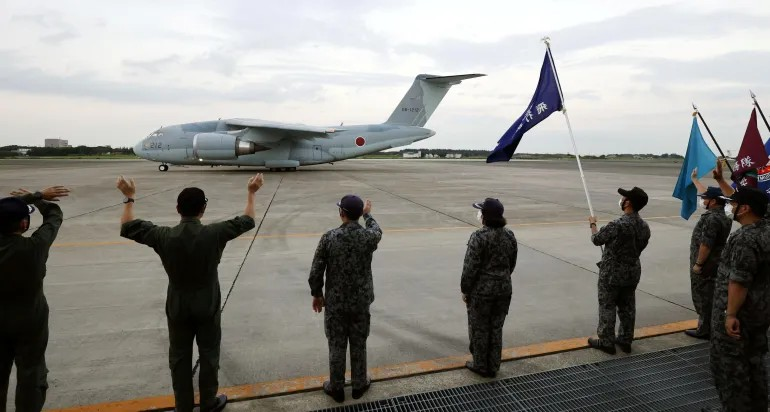 جاپان له اسراییل او ایران نه د خپلو وګړو د اېستلو لپاره پوځي الوتکې چمتو کوي