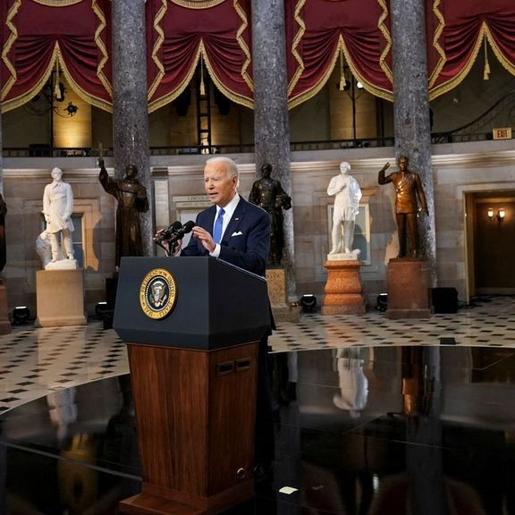 بایدن در سالروز حمله آشوبگران به کانگرس، به دونالد ترامپ و جمهوری خواهان تاخت