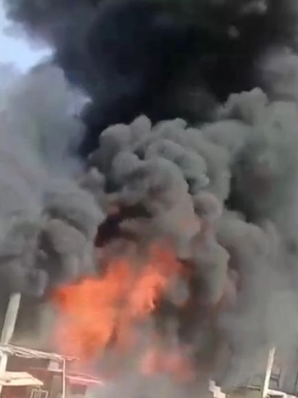 آتشسوزی در بازاری در فاریاب خسارات مالی زیاد به جا گذاشتهاست