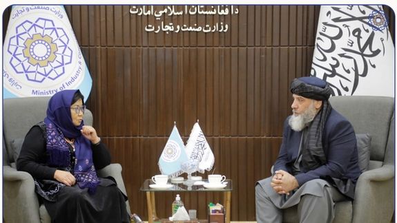 رئیس یوناما به وزیر تجارت طالبان درباره گروه کاری بخش خصوصی در نشست دوحه گزارش داد