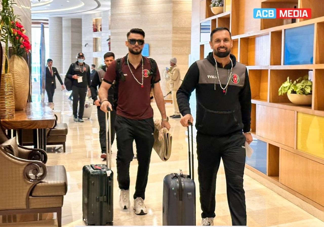 د افغانستان کرېکټ ملي لوبډله له هند سره د دوه اړخیزې لوبلړۍ ترسره کولو لپاره هند ته رسېدلې