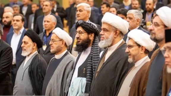 د طالبانو استازي په تهران کې د «نصرالله مکتب» په کنفرانس کې ګډون وکړ