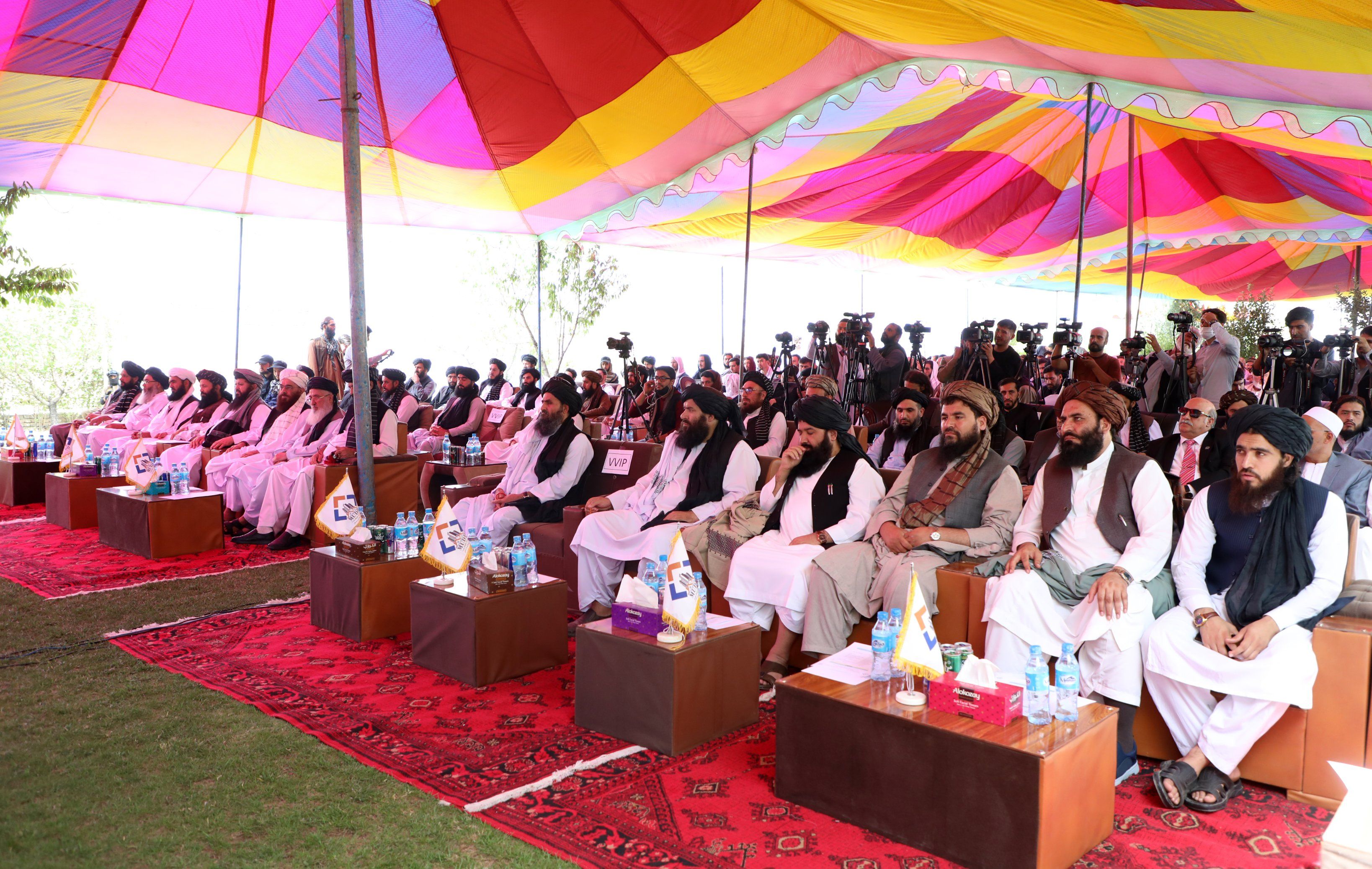 مقامات ارشد طالبان کار عملی پروژه کابل جدید را افتتاح کردند