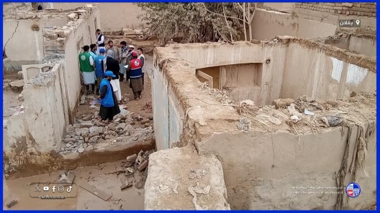 ۲۲ نفر در یک شبانه‌روز براثر سیلاب در افغانستان جان باختند