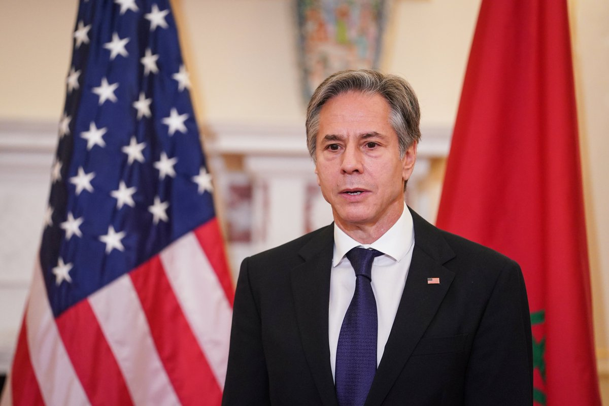 د امریکا د بهرنیو چارو وزیر: د حماس او فلسطیني اسلامي جهادي ډلو پر ملاتړو بندیزونه لګوو