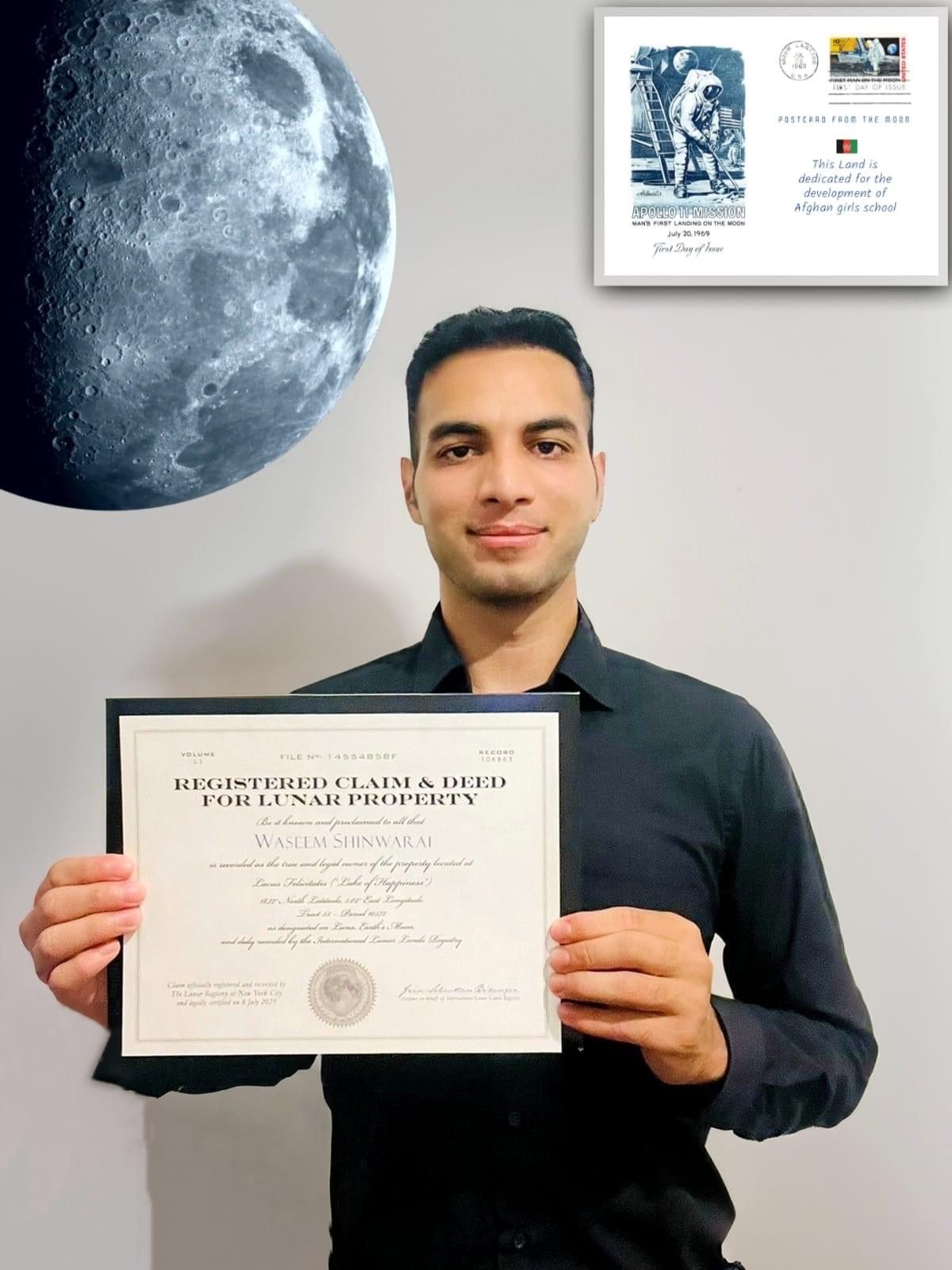 په سپوږمۍ کې د افغان نجونو د ښوونځي لپاره د ځمکې اخیستنه