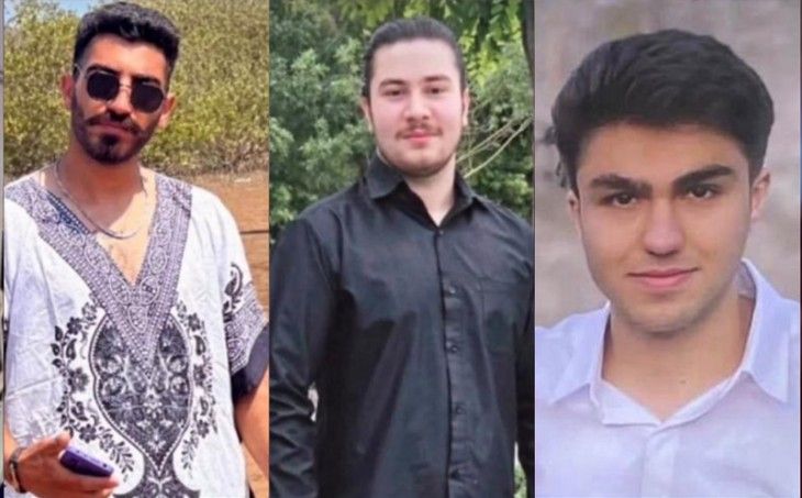 از سمت راست به چپ: یزدان تمنا، علیرضا بهبودی و کیارش کریمدادی