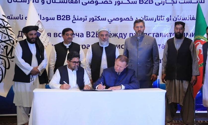 د افغانستان او تاتارستان ترمنځ د ۱۸۳مېلیونه ډالرو په ارزښت سوداګریزې هوکړې لاسلیک شوې