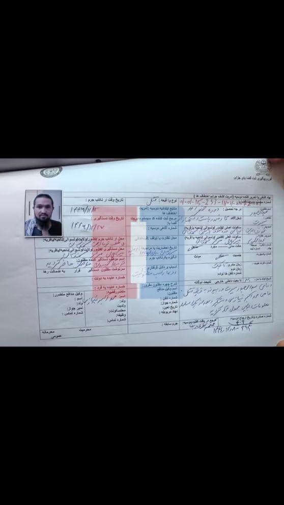 سمنګان ولایت کې د یوه قومي مشر د وژنې په شک، د طالبانو د استخباراتو غړی عبدالصبور سیرت نیول شوی دی