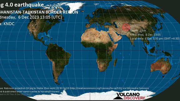 د تخار په تالقان ښار کې د زلزلې ټکانونه حس شوي