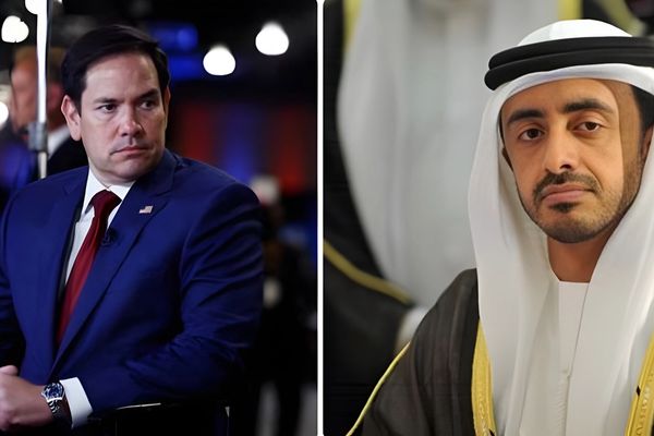 روبیو او النهیان د غزې د سولې، د سوډان د اوربند او د حوثي اورپکو په تړاو خبرې وکړې