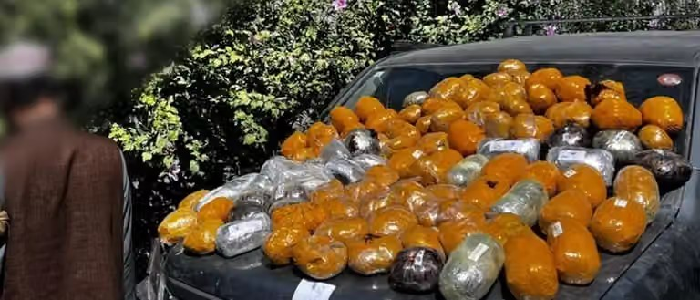 طالبان تعلن إحباط تهريب نحو 120 كيلوغراماً من المخدرات في تخار