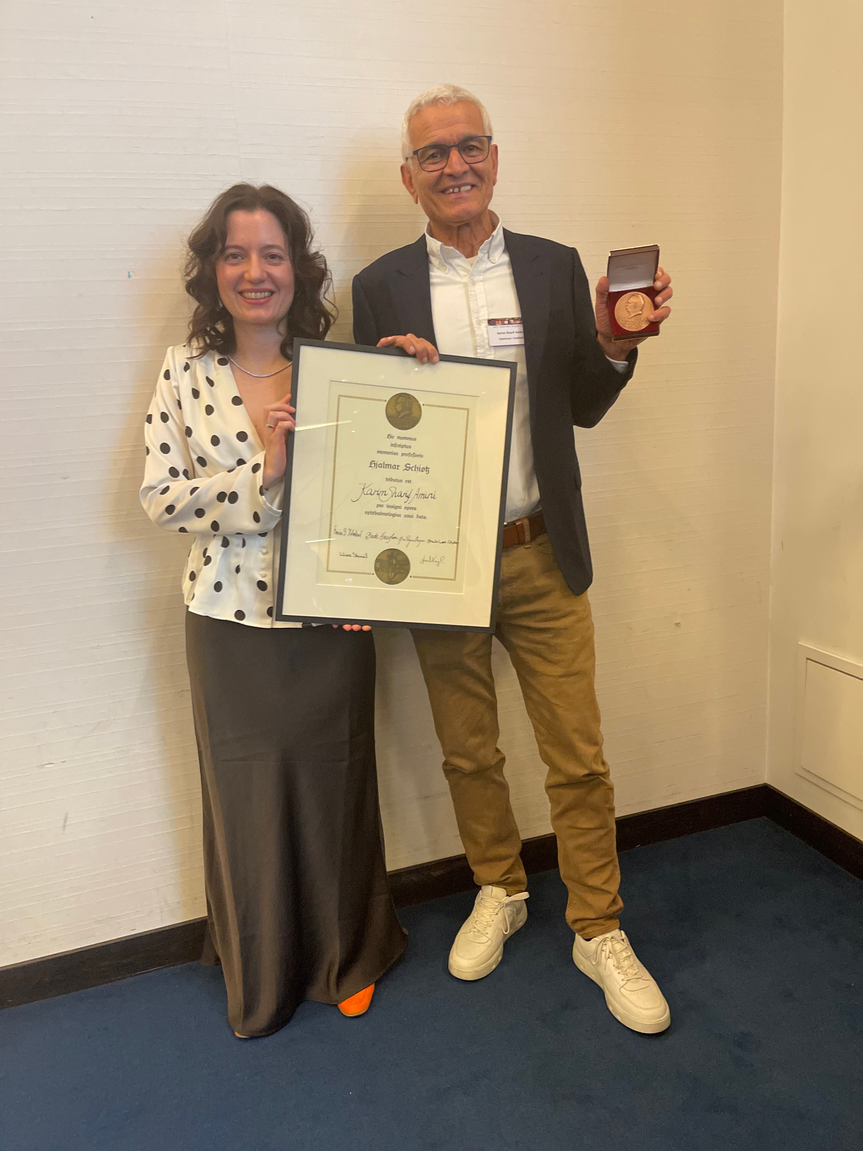 بالاترین مدال چشم‌پزشکی ناروی به یک پزشک افغان تعلق گرفت