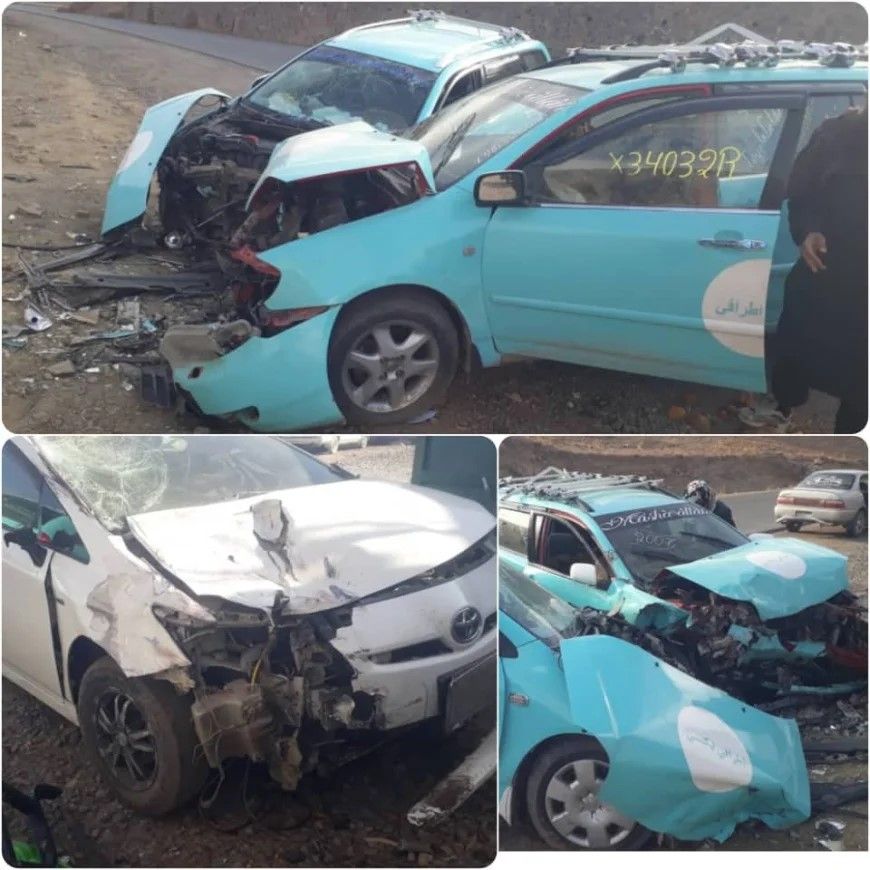 په میدان وردګ ولایت کې د دوو جلا ټرافیکي پېښو له امله ۲ کسان مړه او ۸ نور ټپیان شوي