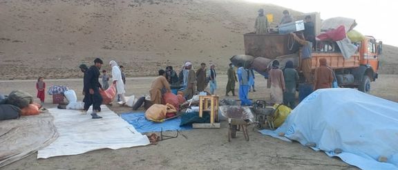 طالبان در غور دهها خانواده را مجبور به کوچ اجباری کرد