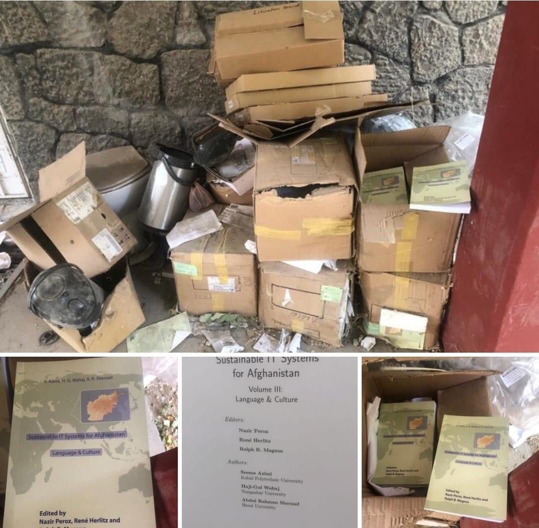  د کابل پوهنتون سلګونه علمي کتابونه بېرون غورځول شوي