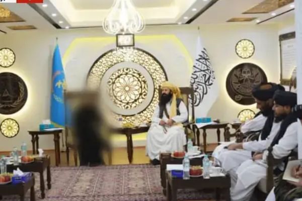 Taliban News Agency Censors Image of Women EU Official