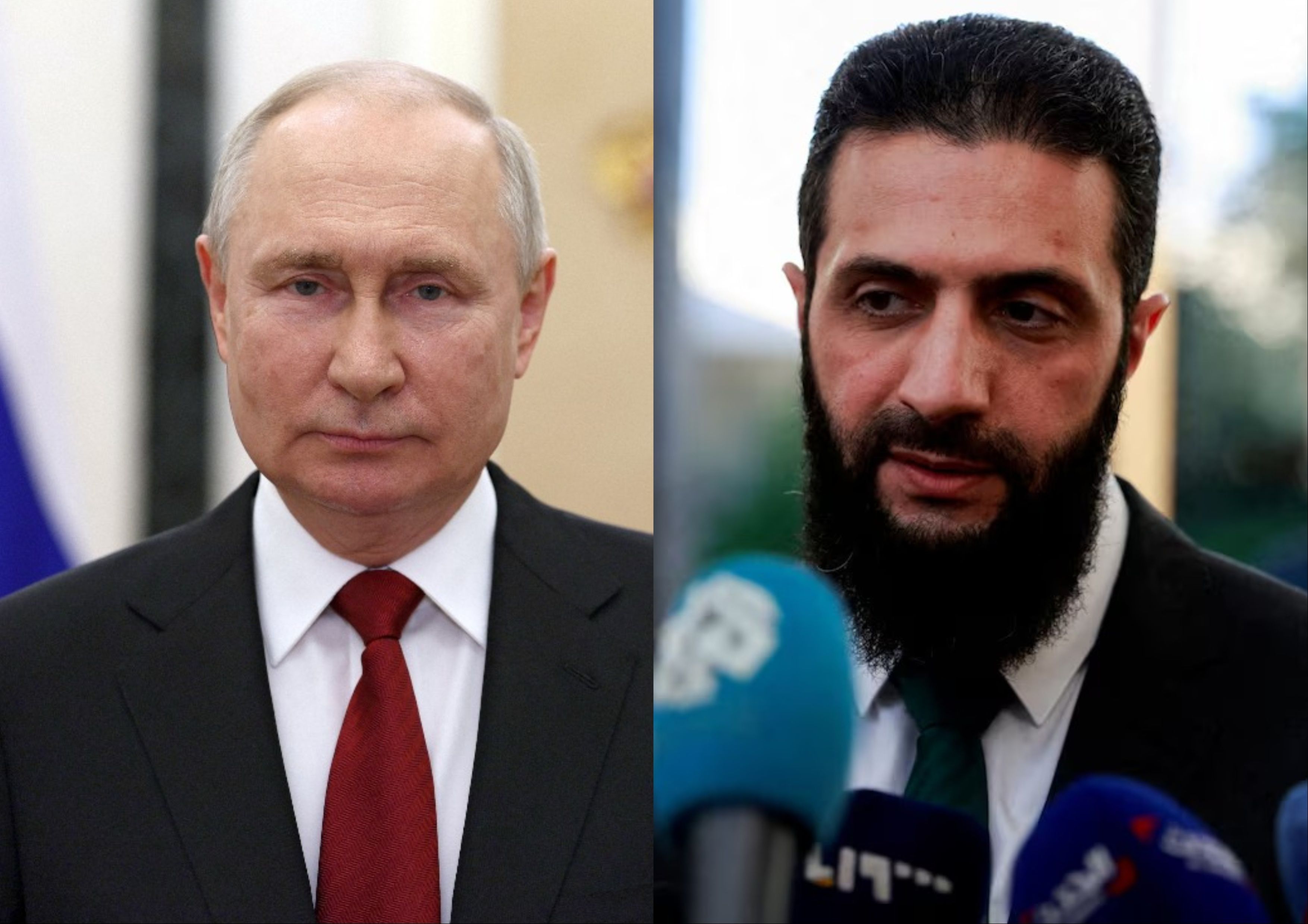 اولین گفت‌وگوی پوتین و شرع پس از سقوط حکومت اسد