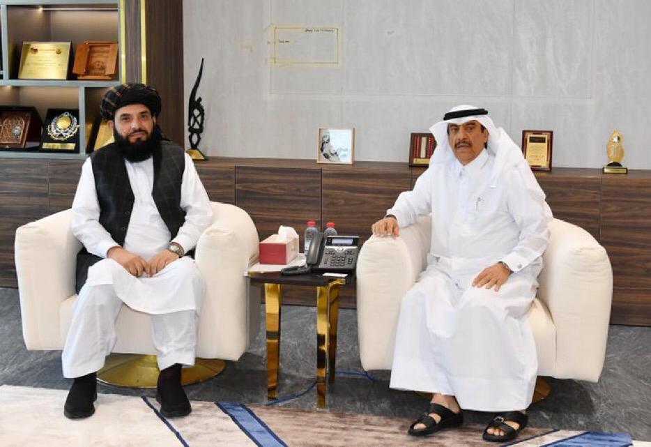 طالبانو د قطر د سوداګرۍ او صنایعو خونې له مشر سره پر اقتصادي او سوداګريزو همکاریو خبرې کړې