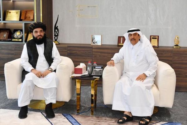 طالبانو د قطر د سوداګرۍ او صنایعو خونې له مشر سره پر اقتصادي او سوداګريزو همکاریو خبرې کړې