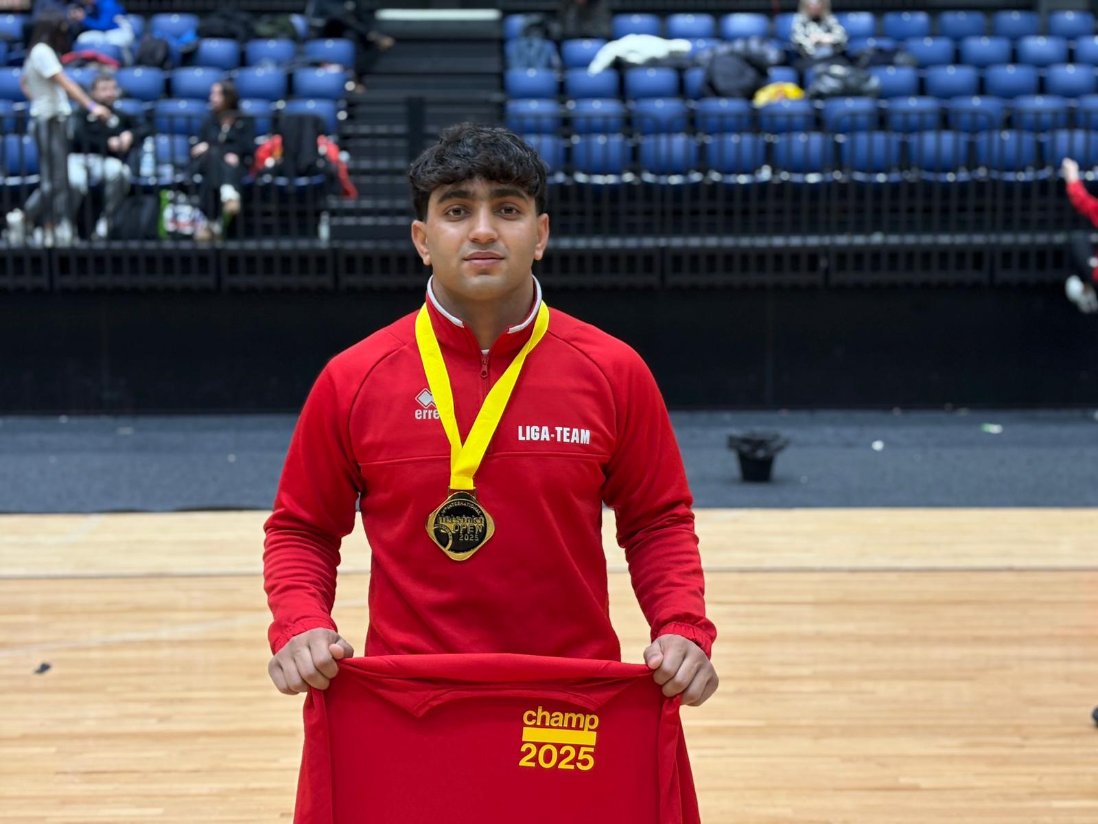 شهیر بره‌کی ورزشکار جوان افغانستان، قهرمان رقابت‌های آزاد کشتی هلسینکی شد