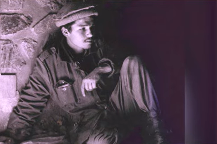 صالح‌محمد ریگستانی در ۱۷ سالگی در سال ۱۳۵۹.