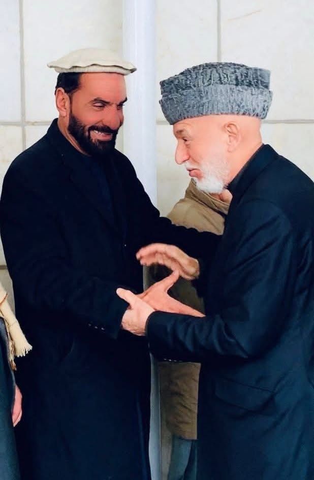 حامد کرزی له جرمني څخه بېرته افغانستان ته ستون شو