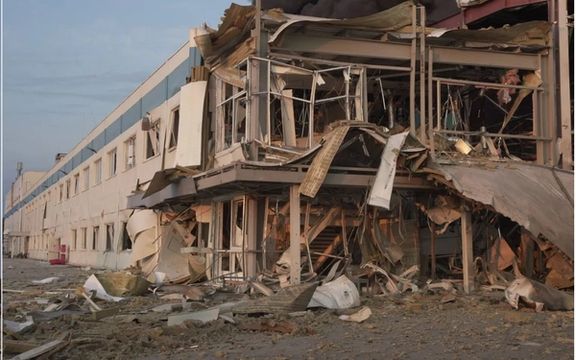 روسیې په اوکراین کې پر یوې امریکایۍ فابریکې برید کړی