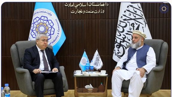 وزیر تجارت طالبان از سطح پائین هیئت قرغیزی به کابل ابراز نارضایتی کرد